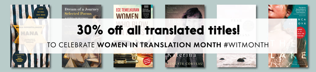 30% off translations for #womenintranslation month!