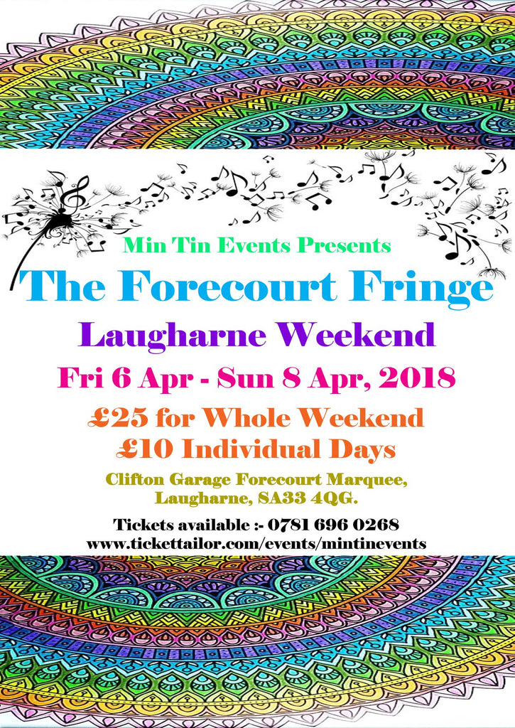See Parthian Poets & Friends at The Forecourt Fringe in Laugharne