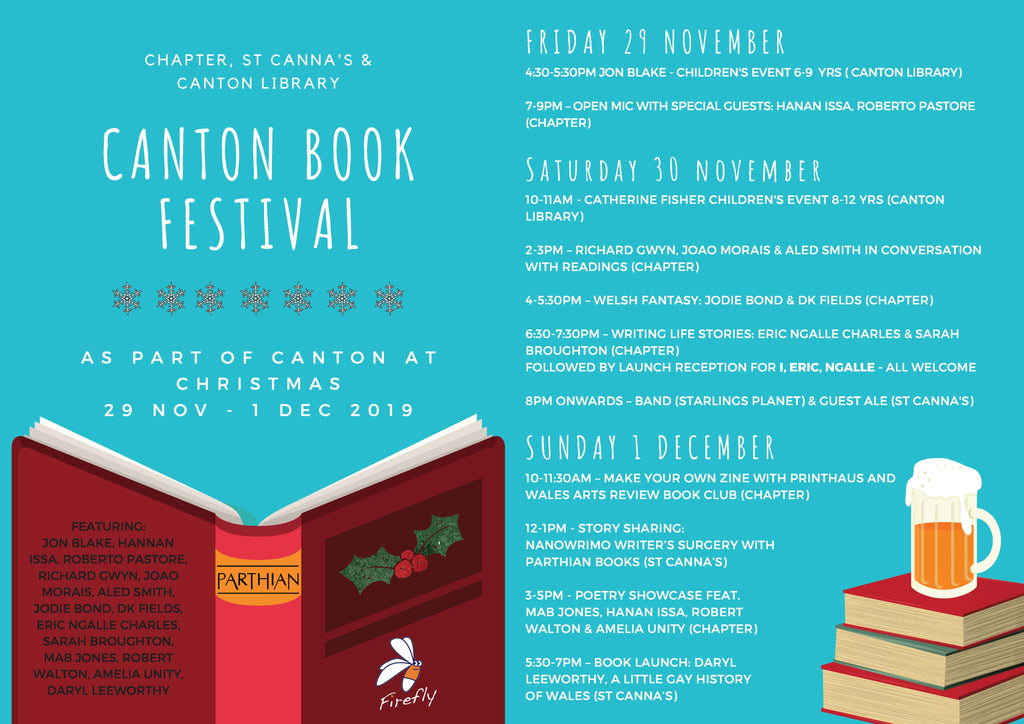 Presenting: the first Canton Book Festival, Nov 29th - Dec 1st