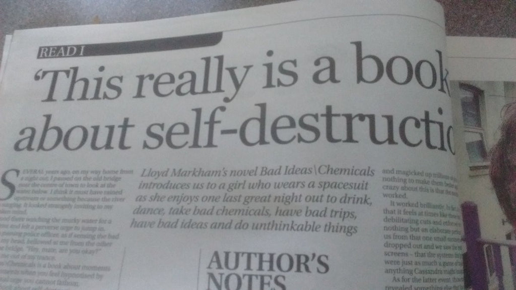 Author's Notes: Lloyd Markham Writes about Bad Ideas\Chemicals in the Western Mail