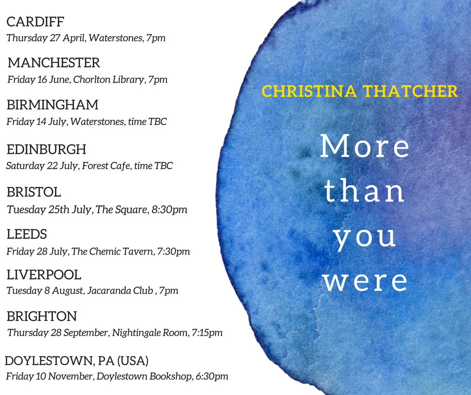 Book Launch Tour: More than you were by Christina Thatcher
